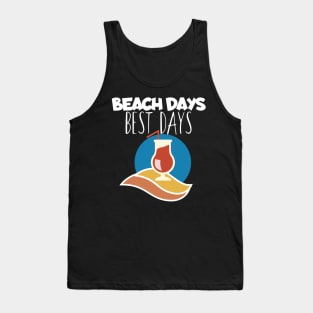 Vacaton beach day Tank Top